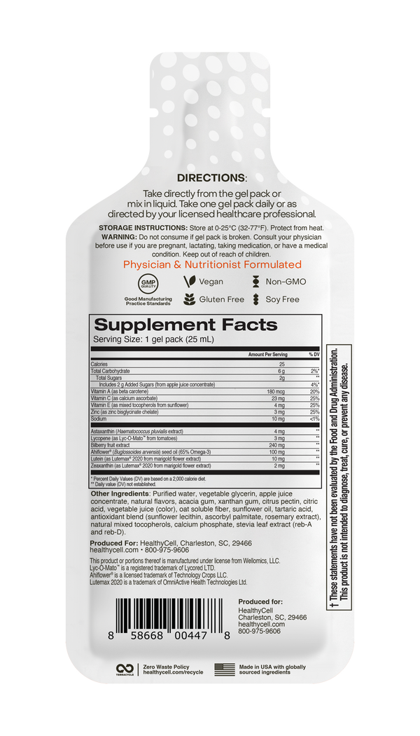 Eye Health Gel Supplements