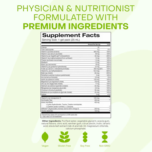 Daily Multi + Iron & Omega-3